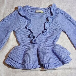 Genuine Kids from OshKosh / Sweater / Kids Girls / Size 12 Months / Light Blue /